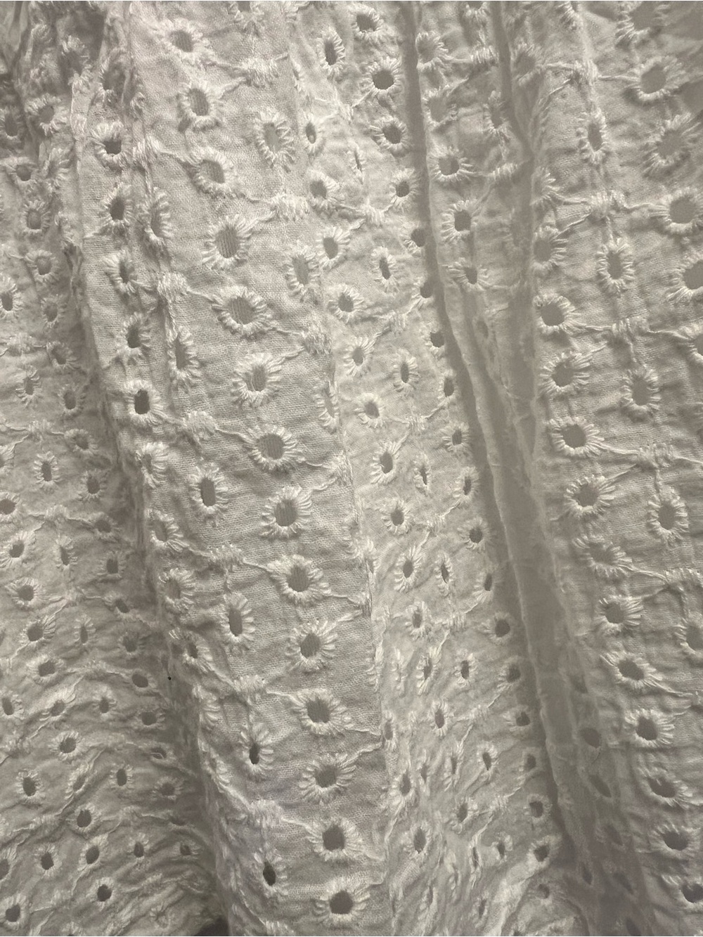 Altar’d State White Strapless Eyelet Maxi Dress Sz S - Picture 5 of 5